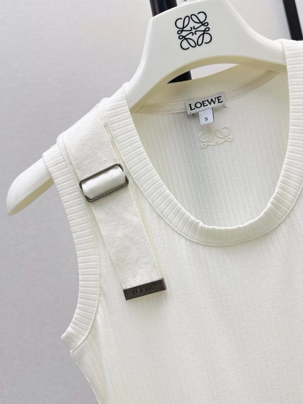 Loewe White Sleeveless Dress - Picture 2 of 6